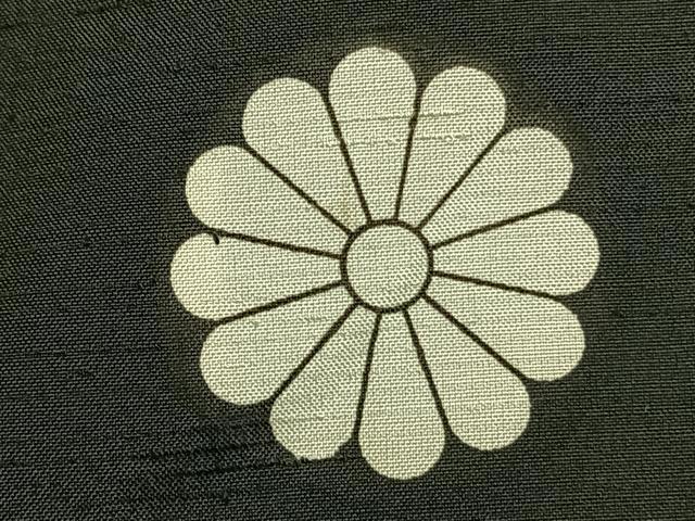 平和屋着物▽男性 黒紋付 単衣 紬地 正絹 逸品 AAAZ9492fy