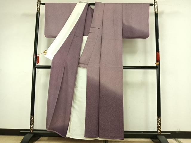 平和屋着物▽訪問着 単衣 霞文 正絹 逸品 AAAZ9511fy