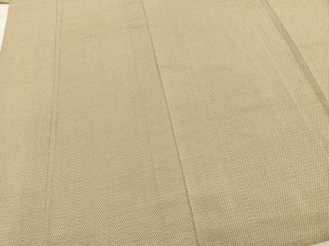 平和屋着物▽白鷹お召 単衣 蚊絣 正絹 逸品 AAAZ9526fy