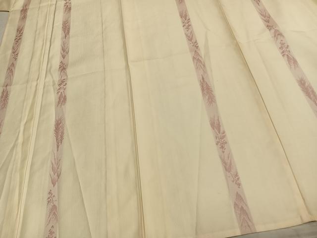 平和屋着物▽上質な小紋 単衣 樹林間道 正絹 逸品 AAAZ9570fy