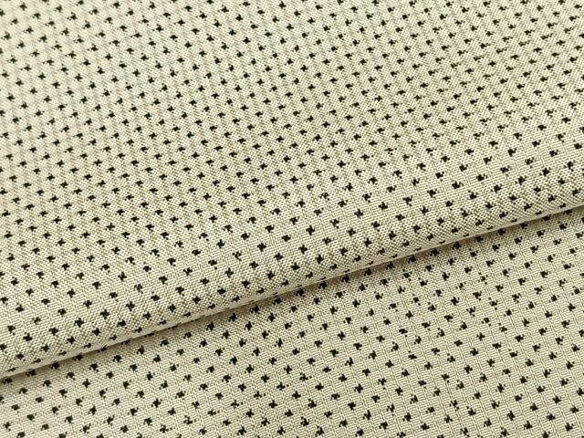 平和屋着物▽本場大島紬 白大島 単衣 7マルキ 正絹 逸品 未使用 AAAZ9651fy