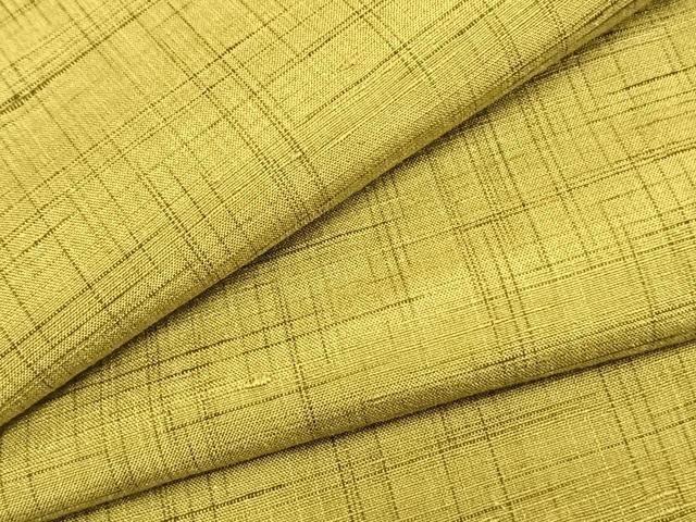 平和屋着物▽上質な紬 単衣 格子 正絹 逸品 未使用 AAAZ9658fy
