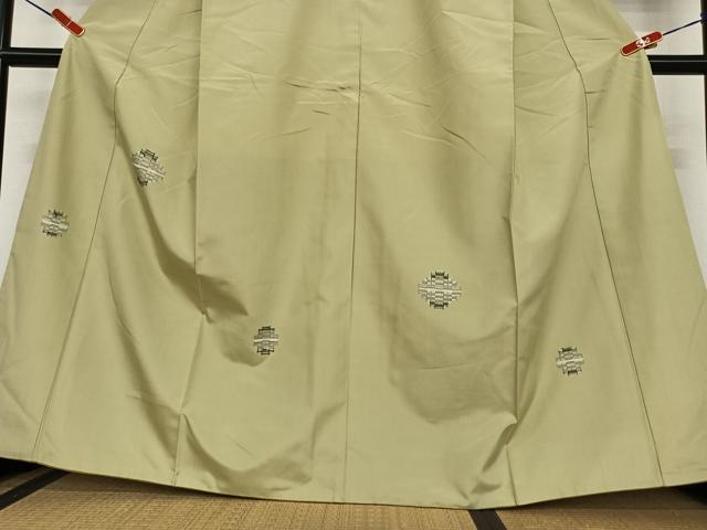 平和屋着物●紬 訪問着 道も織 ロートン織 正絹 逸品 AABA0232zg