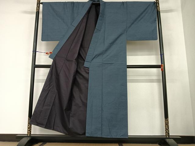 平和屋着物●男性 本場大島紬 アンサンブル 亀甲絣 正絹 逸品 AABA0329zg