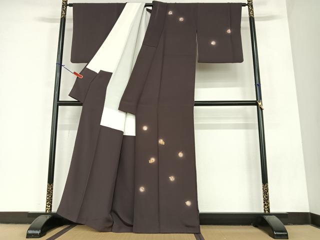 平和屋着物●訪問着 竹屋町刺繍 ほたる暈し 吉祥文 正絹 逸品 AABA0416zg