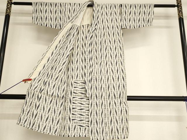平和屋着物*夏物 子供 男の子 越後上布 幾何学文様 麻 逸品 AABA1120ja