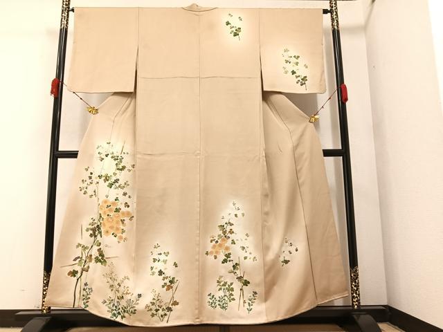 平和屋着物●訪問着 枝花文 正絹 逸品 AABA1247ph