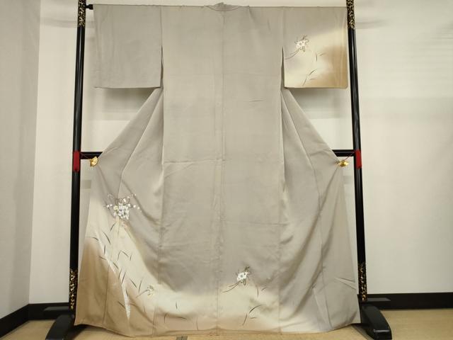 平和屋着物●訪問着 花簪文 暈し染め 金彩 正絹 逸品 AABA1347ck