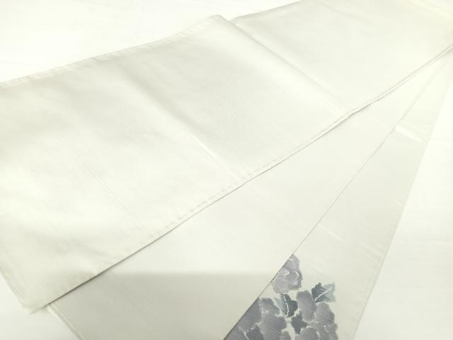 平和屋着物◎太鼓柄袋帯 草花文 正絹 逸品 AABA2145yx
