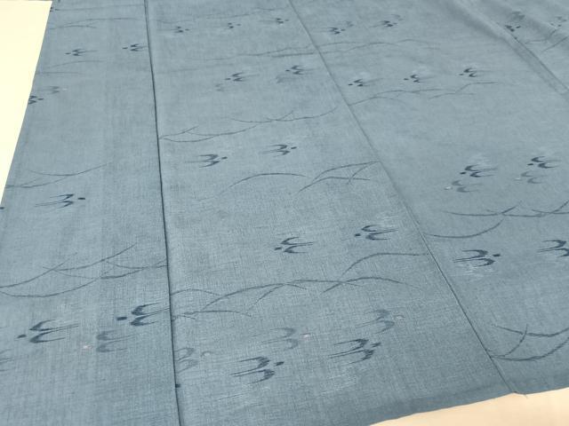 平和屋着物*夏物 洗える最高級着物 <英>はなぶさ謹製 小紋 琉球絣文様 AABA2498np