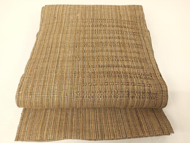 平和屋着物*夏物 八寸名古屋帯 縞 長尺 麻 AABA2542np