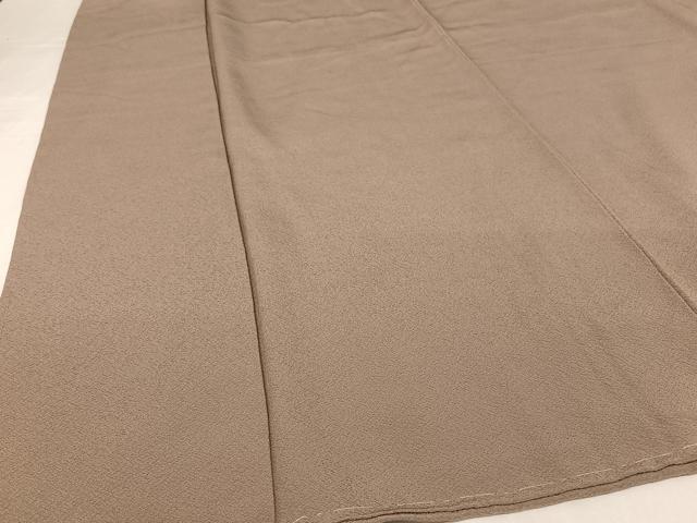 平和屋着物●上質な色無地 作家物 鉄線染 茶鼠色 正絹 逸品 AABA2638np