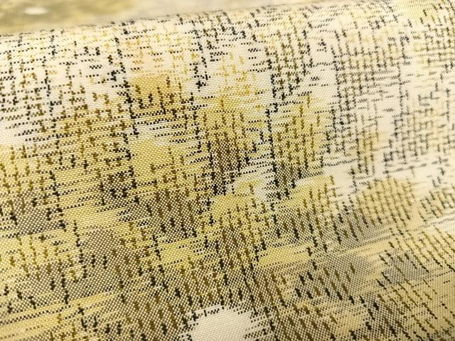 平和屋着物●上質な紬 菊 正絹 逸品 AABA2653np