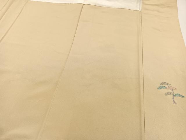 平和屋着物●訪問着 友禅 作家物 松竹梅風景文 暈し染め 正絹 逸品 AABA2742ph