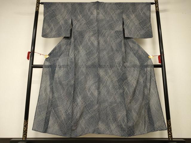 平和屋着物*夏物 小紋 絽 網目文 正絹 逸品 AABA2825jd