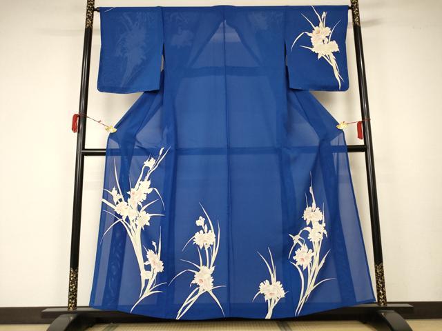 平和屋着物*夏物 訪問着 絽 草花文 正絹 逸品 未使用 AABA2826jd