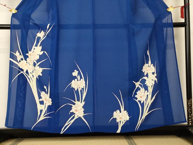 平和屋着物*夏物 訪問着 絽 草花文 正絹 逸品 未使用 AABA2826jd