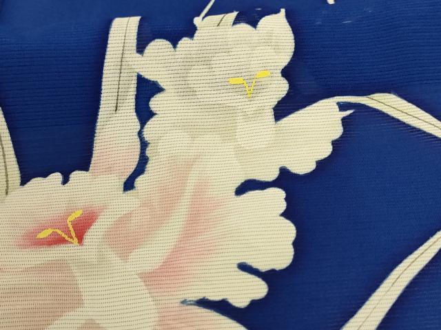 平和屋着物*夏物 訪問着 絽 草花文 正絹 逸品 未使用 AABA2826jd