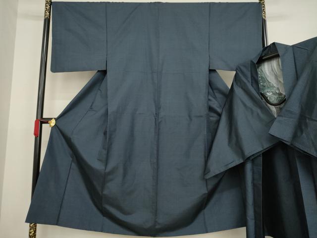 平和屋着物●男性 本場大島紬 アンサンブル 100亀甲 総詰め 正絹 逸品 AABA3306ck