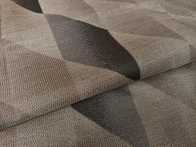 平和屋着物●本場大島紬 カタス9マルキ 菱文 正絹 逸品 未使用 AABJ8186ck