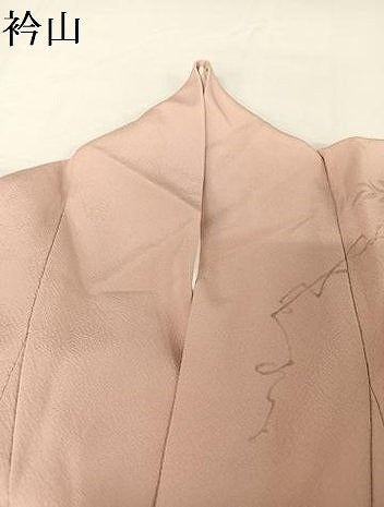 平和屋着物●訪問着 手描き 絞り 藤花房 暈し染め 正絹 逸品 AABA4513np