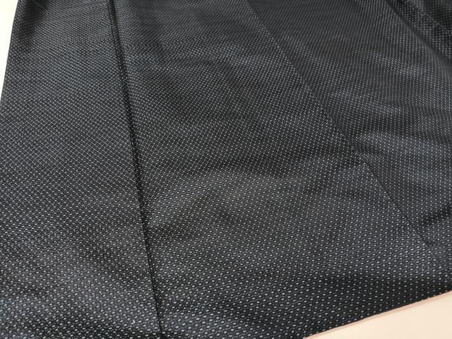 平和屋着物●本場大島紬 格子 正絹 逸品 AABA5057np