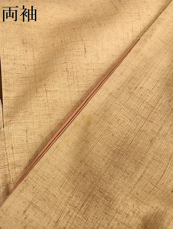 平和屋着物●訪問着 紬地 型染め 風景文 正絹 逸品 AABA5066np