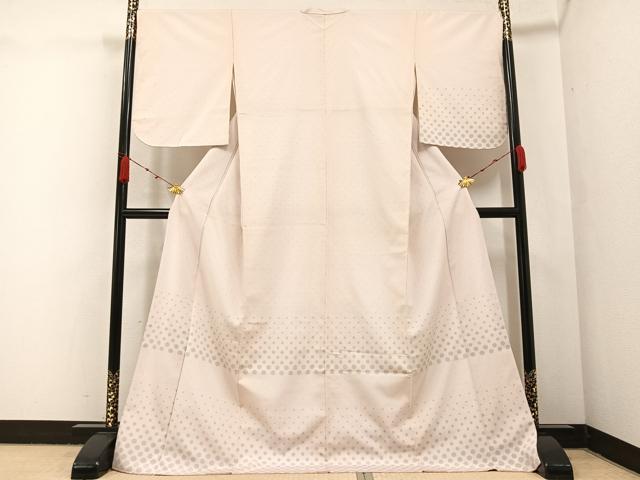 平和屋着物●本塩沢 訪問着 110亀甲 ますいわ屋扱い 正絹 逸品 AABA5225ph