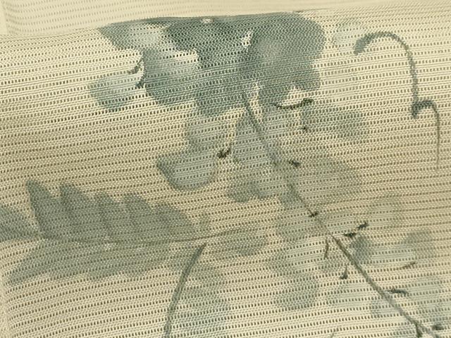 平和屋着物*夏物 小紋 絽 藤花房 正絹 逸品 AABA5525sx