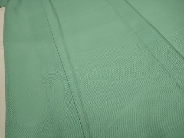 平和屋着物*夏物 色無地 絽 青竹色 洗える着物 AABA5576sx