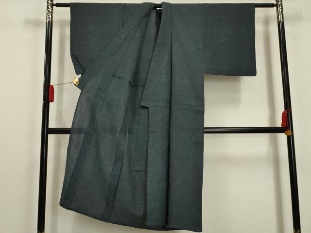 平和屋着物*夏物 男性 小紋 紗 霞文 AABA5581sx