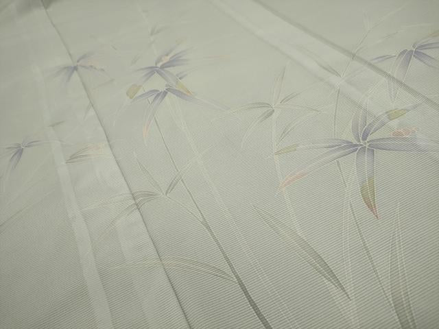 平和屋着物*夏物 訪問着 絽 南天文 洗える着物 AABA5621sx