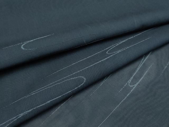 平和屋着物*夏物 小紋 紗 流水文 正絹 逸品 AABA5713sx