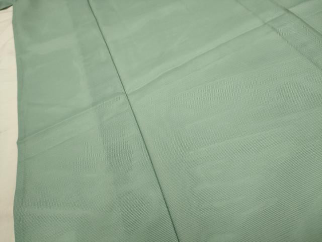 平和屋着物*夏物 色無地 絽 青竹色 洗える着物 AABA5738sx