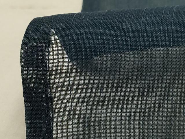 平和屋着物*夏物 紗紬 藍 絞り 市松文様 正絹 逸品 AABA5766sx