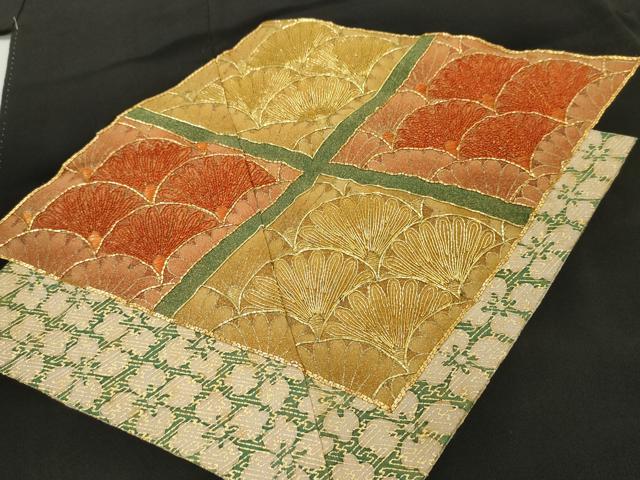 平和屋着物■豪華黒留袖 駒刺繍 花菱文 金彩 三越扱い 正絹 逸品 AABA6092cs