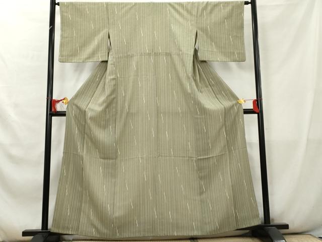 平和屋着物■小紋 変わり縞 洗える着物 AABA6220cs