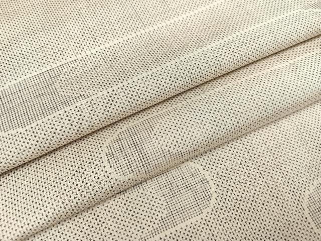 平和屋着物●本場大島紬 白大島 一元絣 霞文 正絹 逸品 AABA6451ph