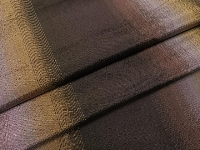 平和屋着物●上質な紬 間道 正絹 逸品 AABA6458ph