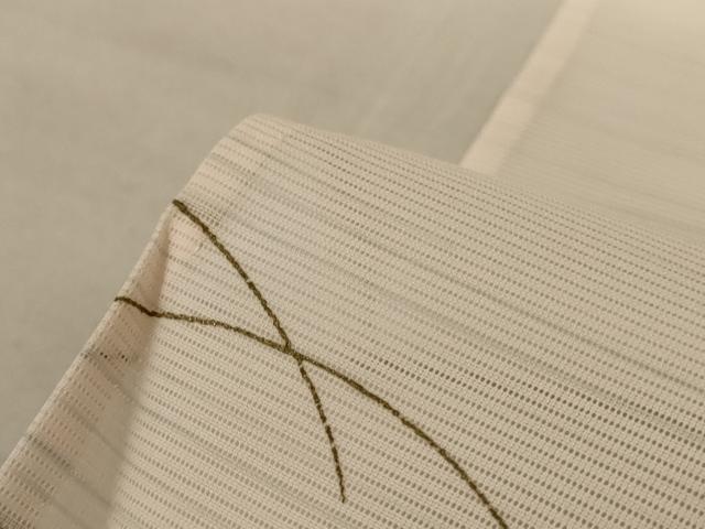 平和屋着物*夏物 小紋 絽 芝花文 正絹 逸品 未使用 AABA6559jd