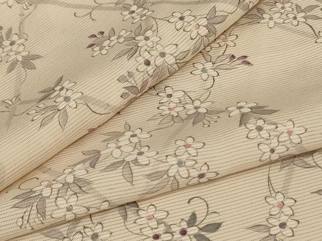 平和屋着物*夏物 小紋 絽 草花文 やまと誂製 正絹 逸品 AABA6561jd