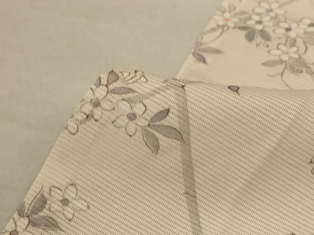 平和屋着物*夏物 小紋 絽 草花文 やまと誂製 正絹 逸品 AABA6561jd