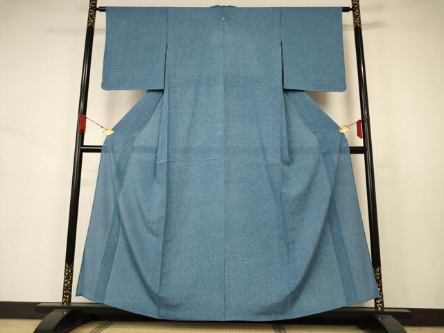 平和屋着物*夏物 小紋 絽 作家物 霞文 正絹 逸品 未使用 AABA6564jd