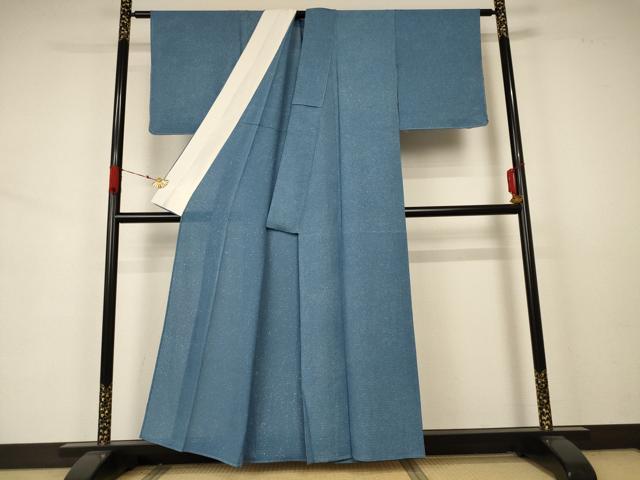 平和屋着物*夏物 小紋 絽 作家物 霞文 正絹 逸品 未使用 AABA6564jd