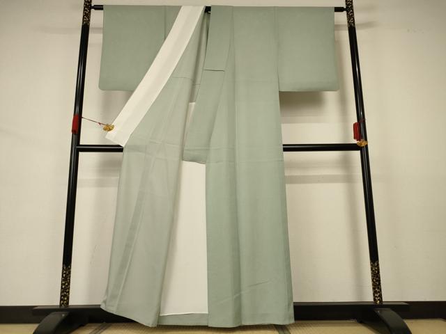 平和屋着物*夏物 江戸小紋 絽 鮫小紋柄 正絹 逸品 AABA6566jd