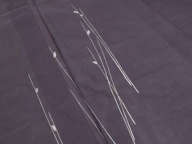 平和屋着物*夏物 訪問着 絽 枝葉文 正絹 逸品 AABA6840st