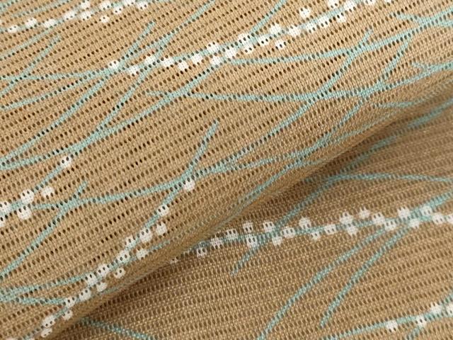 平和屋着物*夏物 小紋 絽 芝文 伊勢丹扱い 正絹 逸品 未使用 AABA6853st