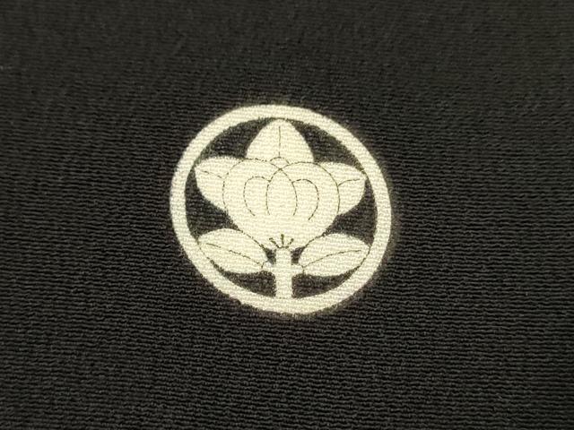 平和屋着物■豪華黒留袖 駒刺繍 水車 松 金彩 正絹 逸品 AABA6963ma
