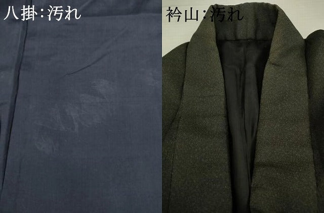 平和屋着物■男性 上質な紬 霞文 正絹 逸品 AABA7011ma