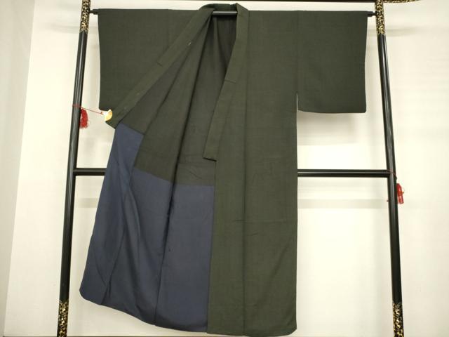 平和屋着物■男性 上質な紬 霞文 正絹 逸品 AABA7011ma